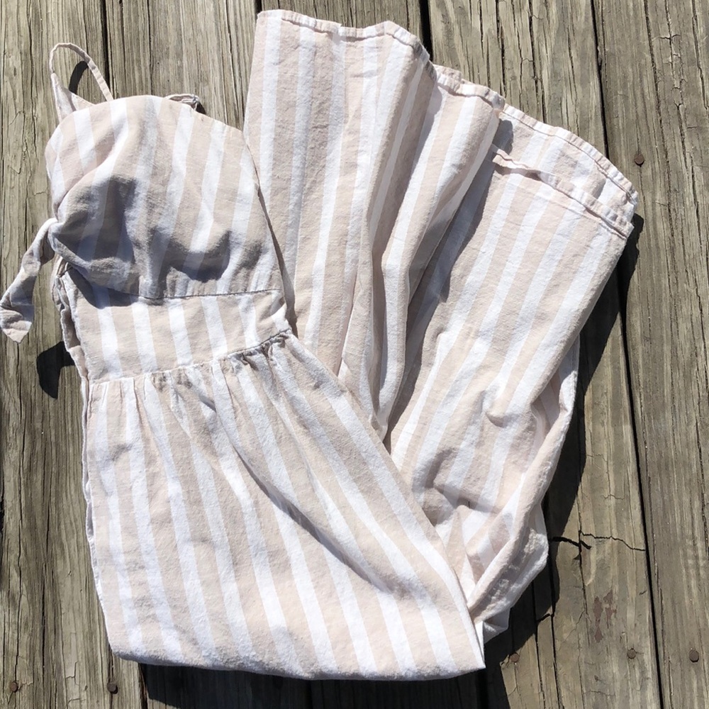 Japna - Summery Cream and White Maxi Dress